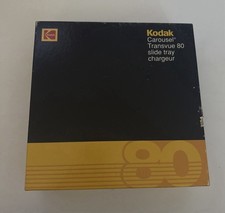Kodak Carousel Transvue 80 Slide Tray in Original Box with Instructions
