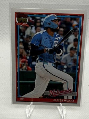 2026 Topps #T91-16 James Wood 1991 Topps Baseball 35th Anniversary (Series One)