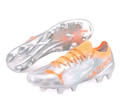   NEW Puma Ultra 1.4 FG AG Soccer Cleats Shoes Silver 106694-01 Mens Size 7.5   