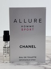 Chanel Allure Homme Sport Eau de Toilette EDT Sample Spray .05oz, 1.5ml in Card