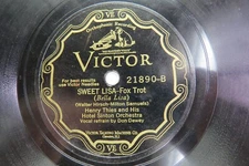 Henry Thies & Orch. - VICTOR 21890 - Sweet Lisa & Rose of Mandalay