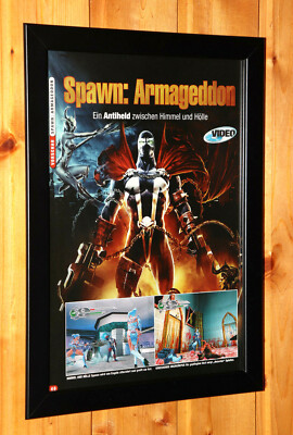 2003 Spawn Armageddon Small Poster / Old Ad Page Framed PS2 GameCube Xbox 