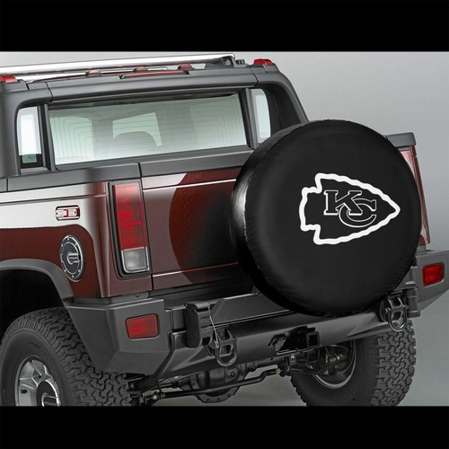Kansas City Chiefs Auto Car Tire Cover Spare Tire Cover Universal - Picture 20 of 21