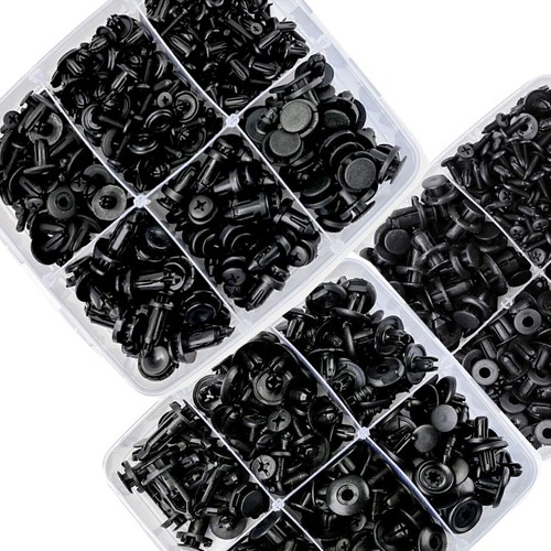 780X Retenedor de automóvil Sujetadores automáticos Borde de empuje Clips de plástico Pin Remache Parachoques Kit M - Imagen 12 de 12