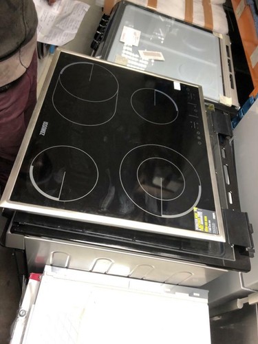 black stainless cooktop electric
