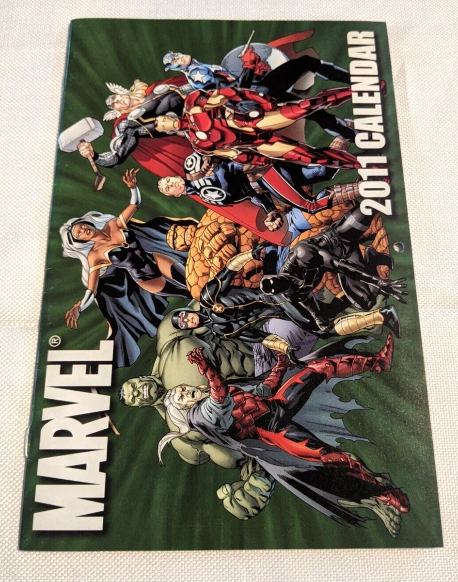 Marvel Calendar 2011 Free Shipping Canada (CMX-N/1) | eBay