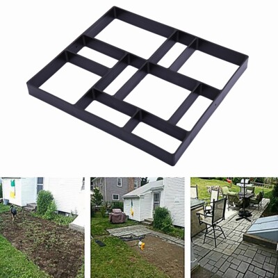 DIY Walk Maker mold Path Patios Paving Concrete Stepping Stone Mould Pavement