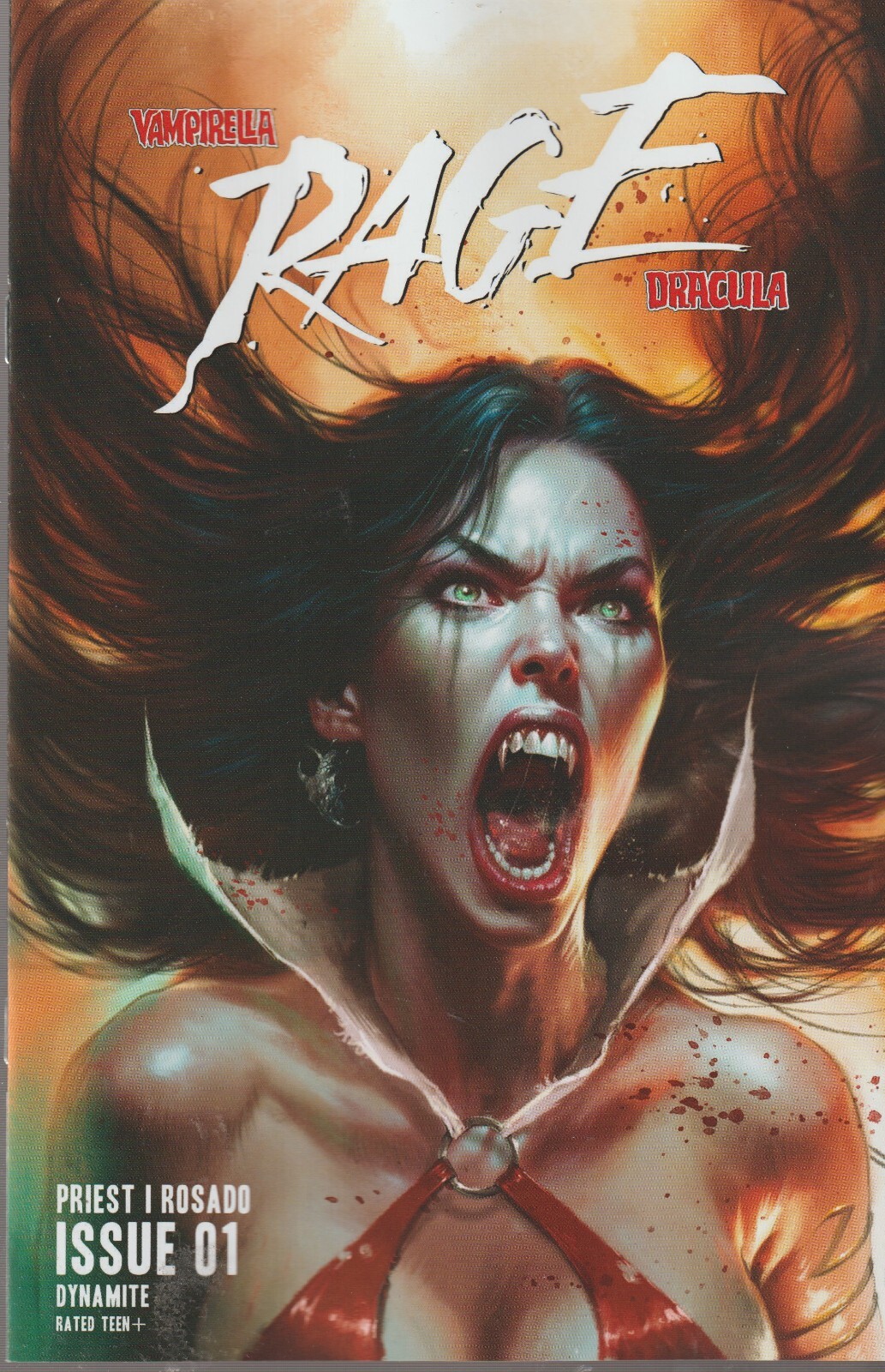 DYNAMITE COMICS VAMPIRELLA DRACULA RAGE #1 AUGUST 2023 1ST PRINT NM