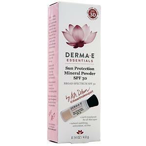 derma e essentials sun protection mineral powder spf 30