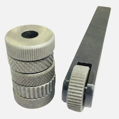Single Wheel Knurling Tool Holder With 6 HSS Knurls | 1/2 X 1/2 X 4" Shank, USA