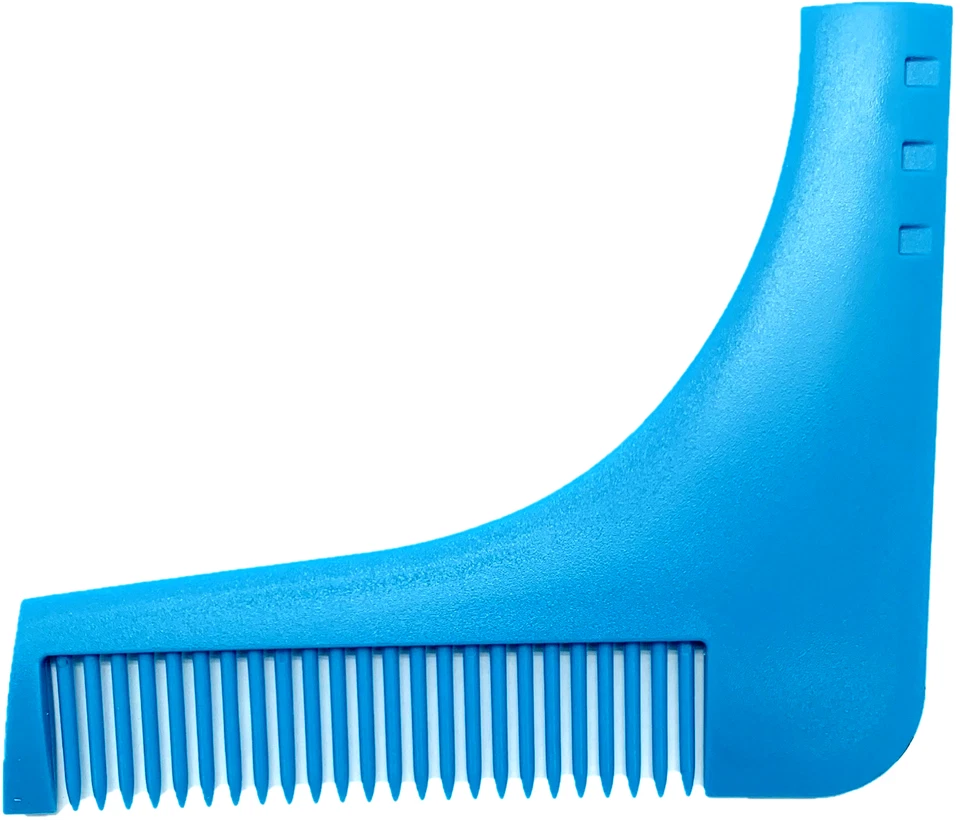 Beard Shaping Comb Styling Template Men Mustache Beard Shape Tool Inbuilt Combs - Image 2 of 4
