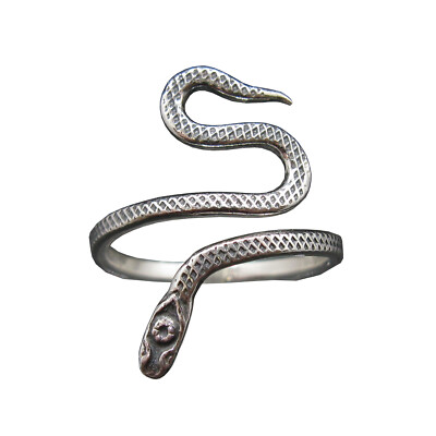 Handarbeit Sterling Silber Ring Schlange echt massiv gestempelt 925 Kaiserin