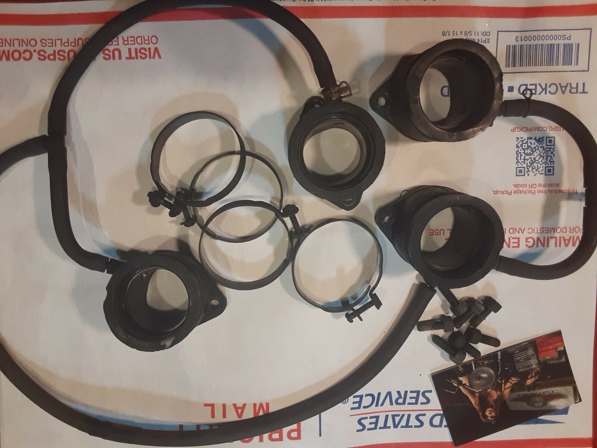 1990-93 Kawasaki Ninja ZX600D ZX6/90 91 92 Intake Manifold Boots