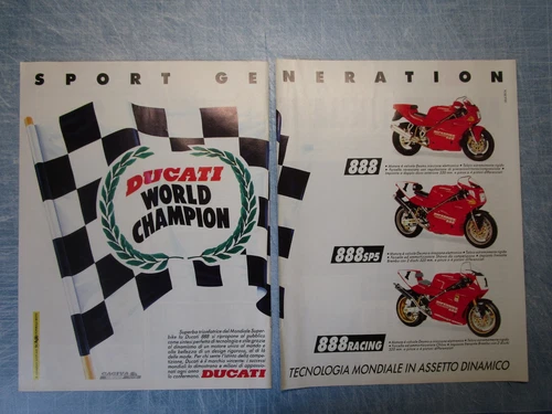 MOTOSPRINT993-ADVERTISING-1993- DUCATI 888 (2 sheets)