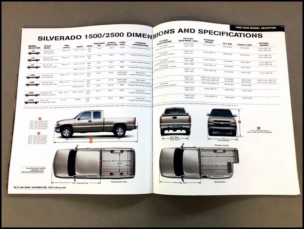 2002 Chevrolet Silverado Truck 54-page Sales Brochure Catalog - 2500 3500HD Crew
