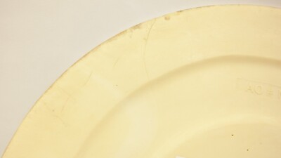 Médaillon De Plafond En Stuc - Ornement Architectural Blanc, 18 Pouces (occasion, Lot Ancien)