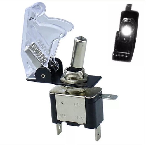 interruttore ON - OFF a levetta 12v - 20A illuminato con spia led ...