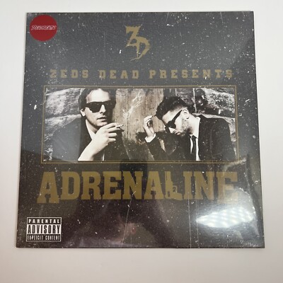 Zeds Dead - Adrenaline EP - Limited Edition Red Vinyl - Rare Sold Out