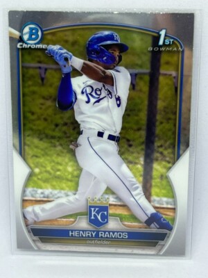 Henry Ramos 1st Bowman Rookie Chrome 2023 Topps Bowman Baseball # BCP-96