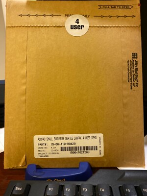 RARE NEW SEALED ACCPAC SMALL BUSINESS SERIES LANPAK 4-USER NFR Version 4.2A. CD