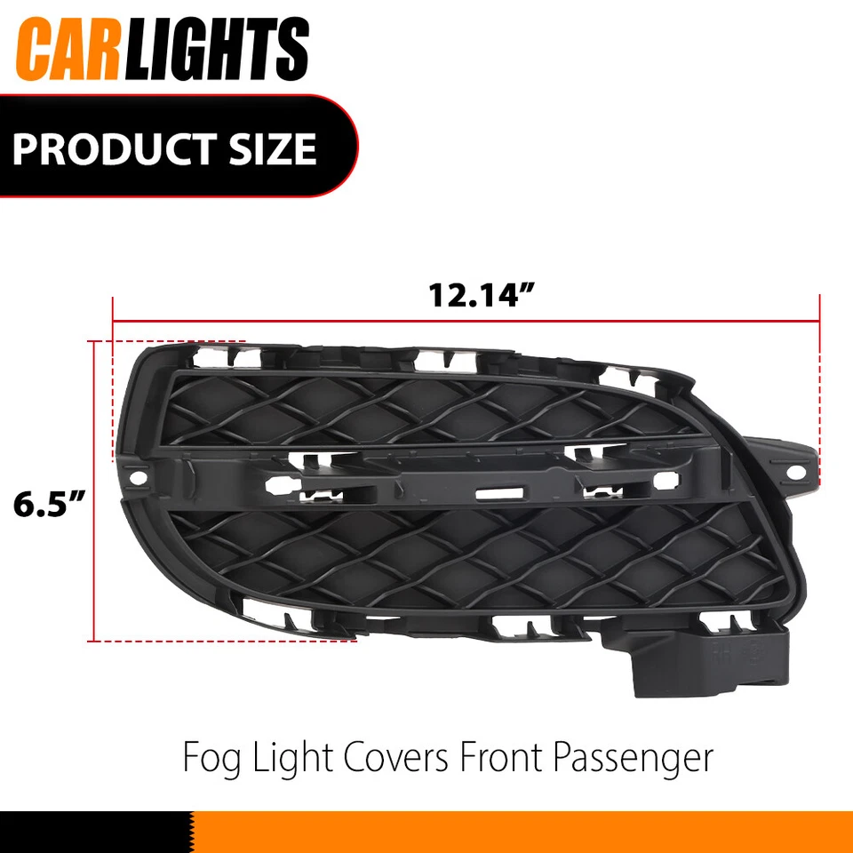 Front Fog Light Covers C2D5681 JA1039102 Fits 11-17 Jaguar XJR XJ Right RH Side Foto 3 de 4