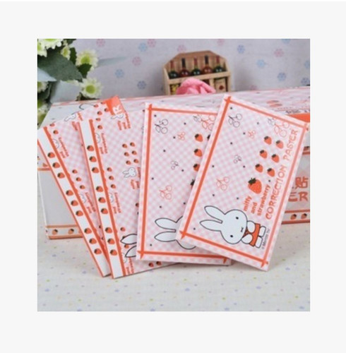 Lot 4 Miffy Rabbit Correction Paster Mini Square Sticker Tape Kawaii Stationery - Picture 6 of 10