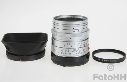 LEICA SUMMILUX-M 1: 1.4 / 35mm ASPH. IN SILVER / LEICA NUMBER : 11883 NICE PRICE
