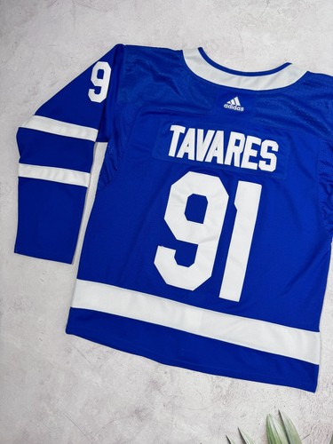 Toronto Maple Leafs #91 TAVARES Ice Hockey Jersey NHL Shirt by Adidas size 46 - Picture 15 of 19