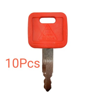 10X Ignition Keys AT194969 For John Deere 17D 17G 26G 27C 27D 30G 35C 35D 50D