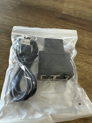 New RJ45 Gigabit Ethernet Splitter 1000Mbps LAN Network Internet 1 to 2 Out New!