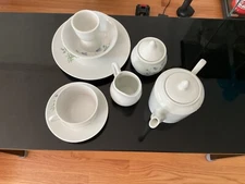 Collection "Paris" Porcelain Breakfast. Set 8 pieces. Used. perfect cond.