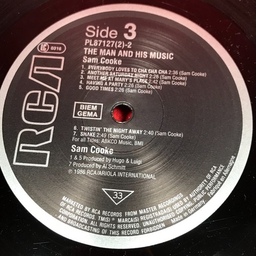 SAM COOKE The Man And His Music 1986 Double Vinyl LP You Send Me Chain Gang - Picture 7 of 7
