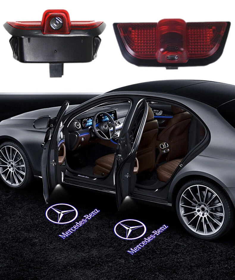 2x LED Car Door Light mercedes Projector Lights Ghost Shadow For