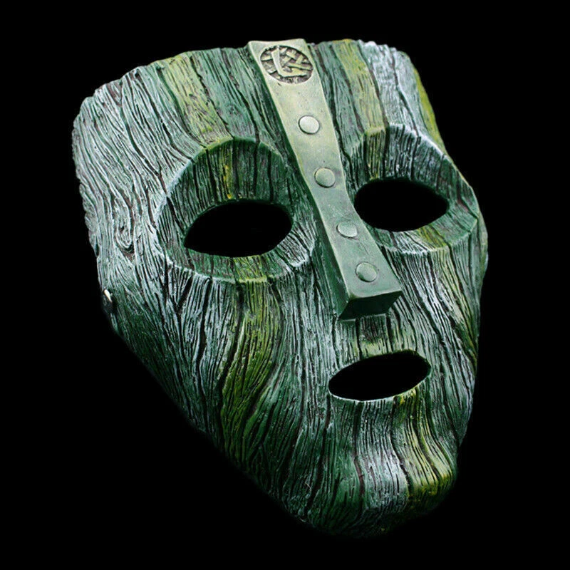 LOKI Jim Carrey Vintage / Green The Mask Full Face Helmet Halloween Party Props - Image 3 of 4