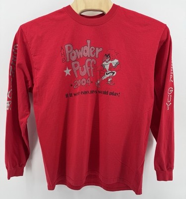 Vintage 2004 Powder Puff Cheer Guy Steve-O Long Sleeve Red T-Shirt Size XL Y2K