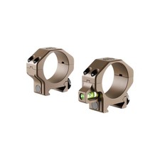 Ruff's Precision Integrated Bubble Scope Rings 30mm Tube, Medium (1.00") FDE