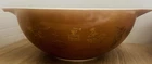 Vintage Pyrex Early American Cinderella 4 Qt Mixing Nesting Bowl 444 Brown Gold