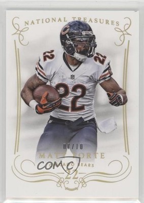 2014 Panini National Treasures Century Gold 7/10 Matt Forte #16 0b2