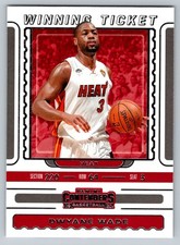 2019-20 Panini Contenders Winning Ticket #24 Dwyane Wade Miami Heat