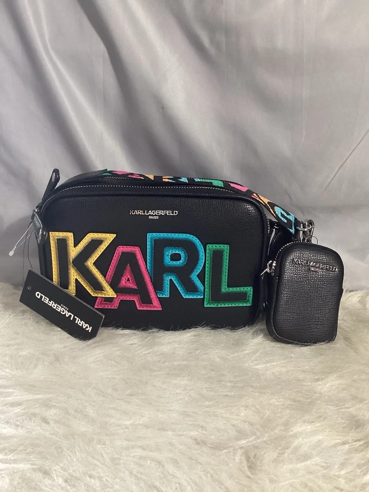 Bolso Bandolera para Cámara KARL LAGERFELD PARIS Colección “KARL” con Bolsa Nuevo con Etiquetas 03 Foto 2 de 4