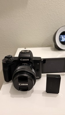 Canon EOS M50 Mark II 4K 24.1MP 15-45mm Lens Mirrorless Digital Camera
