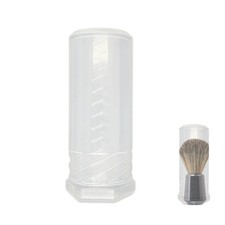 KGCGJVB Shaving Brush Holder Travel Case Adjustable Stand for Shave Clear