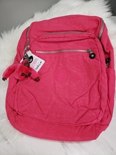 NUEVA Mochila Grande Kipling Seoul Protección para Laptop Rosa Vibrante Caliente BP3020