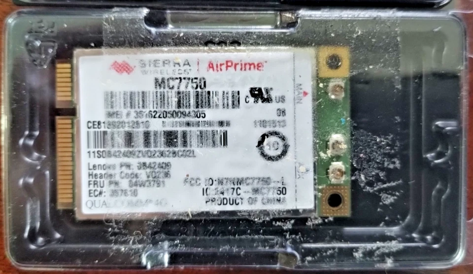 [5 LOT] Sierra AirPrime 3xMC7750 1xMC7700 1xMC8355 2xSIMM Cards HSPA+ 3G LTE - Image 3 of 4