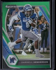 2021 Panini Prizm Draft Picks Collegiate #94 Darrell Henderson Green