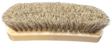 Bickmore Professional Boot/Shoe Shine Brush - 100 Horsehair 6-1/4" Long WHITE