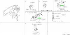 OEM SWITCH ASSEMBLY, TURN SIGNAL Genuine Nissan 300ZX 25540-40P02