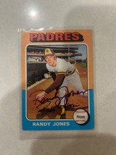 1975 Topps Randy Jones autograph auto signed 248