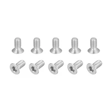 10pcs M3x6mm Torx Security Screws 316 Stainless Steel Countersunk Head Screw