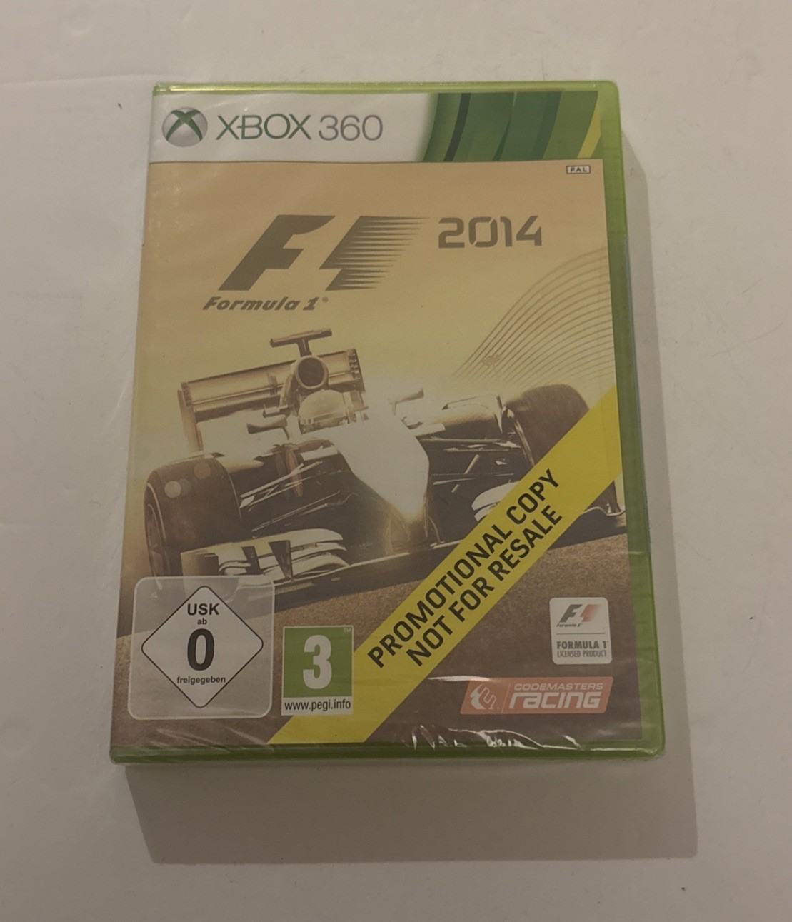 Formula 1 2014 Microsoft Xbox 360 Brand New And Sealed Promotional Copy